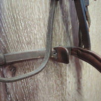 Rsd/Padded FS Bridle, Buckles, HDR Browband *gc, clean, stains, mismatched, dents, edge scrapes, tight keeper
