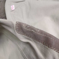 Euro Seat Breeches, side zip *vgc/gc, rubs, pills, seam puckers, seat: pulled seams, stretched/pulled, mnr faded & hairy velcro

