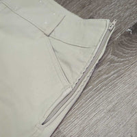 Euro Seat Breeches, side zip *vgc/gc, rubs, pills, seam puckers, seat: pulled seams, stretched/pulled, mnr faded & hairy velcro
