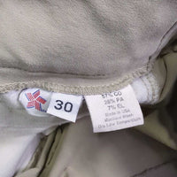 Euro Seat Breeches, side zip *vgc/gc, rubs, pills, seam puckers, seat: pulled seams, stretched/pulled, mnr faded & hairy velcro
