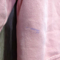 Hooded Sweatshirt Jacket, Zip *vgc, 0 hoodie string, mnr puckered waist seam & threads, faded?

