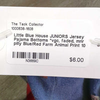 JUNIORS Jersey Pajama Bottoms *vgc, faded, mnr pilly
