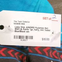 JUNIORS Pyjamas Set: Shirt & Pants *gc, hairy, mnr faded
