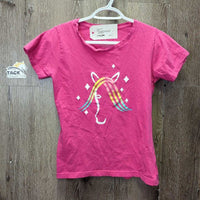 JUNIORS SS T Shirt *vgc, curled edges, mnr faded, seam puckers
