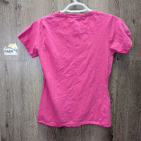 JUNIORS SS T Shirt *vgc, curled edges, mnr faded, seam puckers
