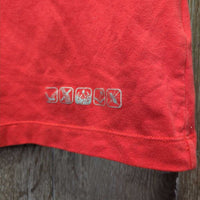 SS Shirt, 1/2 Snap Up *vgc, mnr hair, crackled logo, mnr faded, seam puckers

