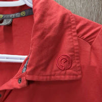 SS Shirt, 1/2 Snap Up *vgc, mnr hair, crackled logo, mnr faded, seam puckers
