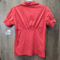 SS Shirt, 1/2 Snap Up *vgc, mnr hair, crackled logo, mnr faded, seam puckers
