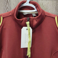 Fleece Jacket, zip *vgc, mnr curled edge, threads, peeled logo, seam puckers & faded, older?
