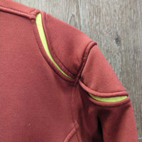 Fleece Jacket, zip *vgc, mnr curled edge, threads, peeled logo, seam puckers & faded, older?
