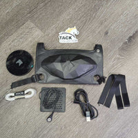 Horse Fit Bit - Exercise Recording tool, box, complete *CHARGES, Turns on, gc, hole in box, missing 1 of 4 nylon straps, dirty
