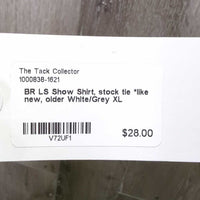 LS Show Shirt, stock tie *like new, older
