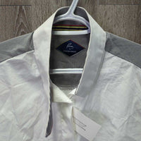 LS Show Shirt, Magnetic Collar *vgc, v.wrinkled, v.mnr stains?, loose button threads
