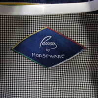 LS Show Shirt, Magnetic Collar *vgc, v.wrinkled, v.mnr stains?, loose button threads
