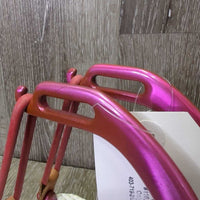 Pr Hvy Safety Stirrup Irons, grips, elastics, keepers *xc/like new, clean
