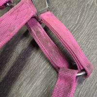 Hvy Thick Nylon Halter *gc, dirty, stains, rubs, faded
