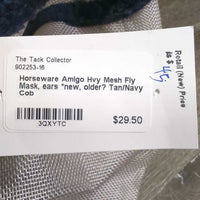 Hvy Mesh Fly Mask, ears *new, older?
