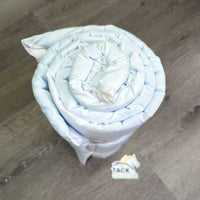 Pr Pillow No Bow Leg Quilts, bag *new, mnr stains
