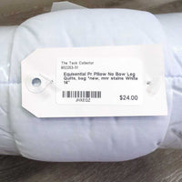 Pr Pillow No Bow Leg Quilts, bag *new, mnr stains
