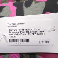 Quilt Channel Dressage Pad, tabs, tags *new
