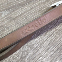 Thick Smooth Rubber Reins *gc, stains, mnr dirty, dry, stiff, older, faded, rubs, residue

