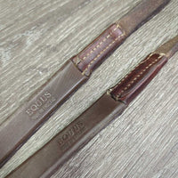 Thick Smooth Rubber Reins *gc, stains, dirty, older, faded, rubs, residue
