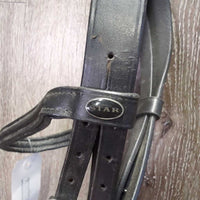 Rsd/Padded Bridle, Drop Noseband, Plain Reins, buckles *vgc/xc, clean, rubs, residue, dry, stiff, twisted
