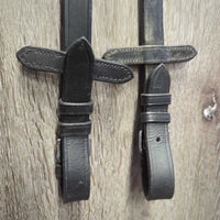 Rsd/Padded Monocrown Bridle, Bling, Flash, Crank, Cotton Web Reins *vgc, clean & mnr dirt, edge rubs, stiff, creases, older?
