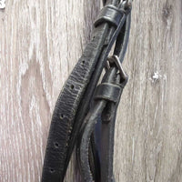 Rsd/Padded Monocrown Bridle, Bling, Flash, Crank, Cotton Web Reins *vgc, clean & mnr dirt, edge rubs, stiff, creases, older?
