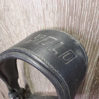 Rsd/Padded Monocrown Bridle, Bling, Flash, Crank, Cotton Web Reins *vgc, clean & mnr dirt, edge rubs, stiff, creases, older?
