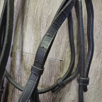 Rsd Bridle, Braided Reins *vgc, clean, rubs, twists, creases, edge scrapes

