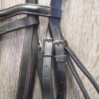 Rsd Bridle, Braided Reins *vgc, clean, rubs, twists, creases, edge scrapes

