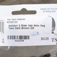 2 Rider Hair Nets, bag *new
