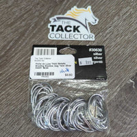 Thick Metallic Braiding Elastics, bag *new
