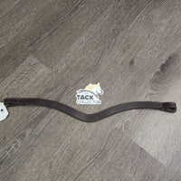Leather Browband, bling, snaps, bag *xc/like new, missing bling
