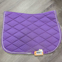 Thick Quilt Jumper Pad, piping *fair, clean, holey edges, pills, rubs, faded, mnr puckers, stains, hair
