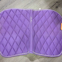 Thick Quilt Jumper Pad, piping *fair, clean, holey edges, pills, rubs, faded, mnr puckers, stains, hair
