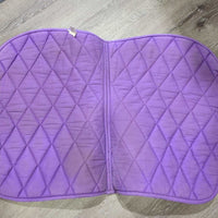 Thick Quilt Jumper Pad, piping *fair, clean, holey edges, pills, rubs, faded, mnr puckers, stains, hair
