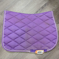 Thick Quilt Jumper Pad, piping *fair, clean, holey edges, pills, rubs, faded, stains, mnr puckers, hair

