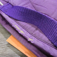 Thick Quilt Jumper Pad, piping *fair, clean, holey edges, pills, rubs, faded, stains, mnr puckers, hair
