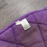 Thick Quilt Jumper Pad, piping *fair, clean, holey edges, pills, rubs, faded, stains, mnr puckers, hair
