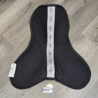 Shimmable Quilt & Non-Slip Half Pad, 2 Front Shims *xc, clean, mnr pulled threads, hairy
