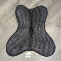 Shimmable Quilt & Non-Slip Half Pad, 2 Front Shims *xc, clean, mnr pulled threads, hairy
