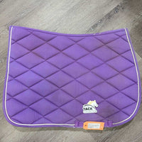 Thick Quilt Jumper Pad, piping *fair, clean, holey edges, pills, rubs, faded, stains, mnr puckers, hair
