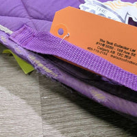 Thick Quilt Jumper Pad, piping *fair, clean, holey edges, pills, rubs, faded, stains, mnr puckers, hair
