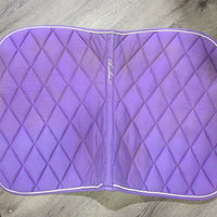 Thick Quilt Jumper Pad, piping *fair, clean, holey edges, pills, rubs, faded, stains, mnr puckers, hair
