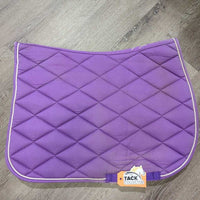 Thick Quilt Jumper Pad, piping *fair, clean, holey edges, pills, rubs, faded, stains, mnr puckers, hair
