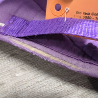 Thick Quilt Jumper Pad, piping *fair, clean, holey edges, pills, rubs, faded, stains, mnr puckers, hair

