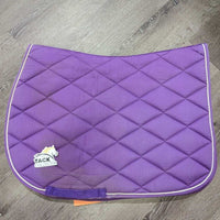 Thick Quilt Jumper Pad, piping *fair, clean, holey edges, pills, rubs, faded, stains, mnr puckers, hair
