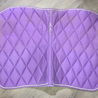 Thick Quilt Jumper Pad, piping *fair, clean, holey edges, pills, rubs, faded, stains, mnr puckers, hair
